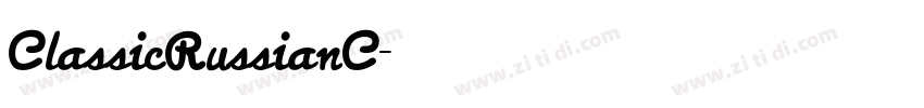 ClassicRussianC字体转换