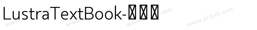 LustraTextBook字体转换