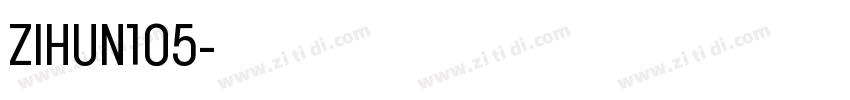 ZIHUN105字体转换