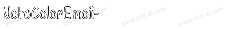 NotoColorEmoii字体转换
