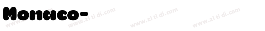 Monaco字体转换