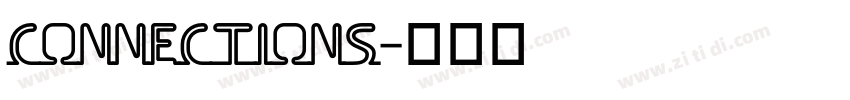 connections字体转换