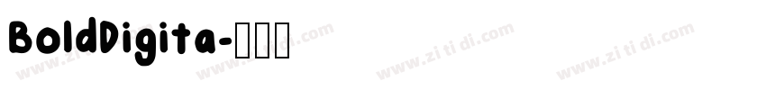BoldDigita字体转换