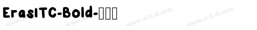 ErasITC-Bold字体转换