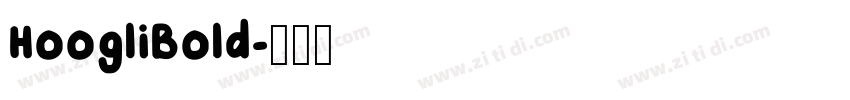 HoogliBold字体转换