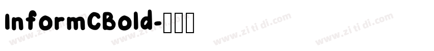 InformCBold字体转换
