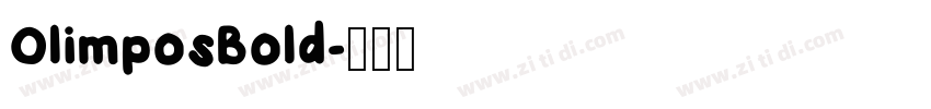 OlimposBold字体转换