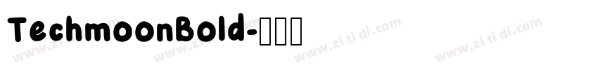 TechmoonBold字体转换