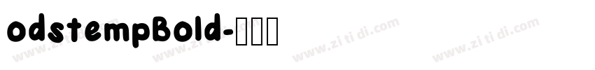 odstempBold字体转换