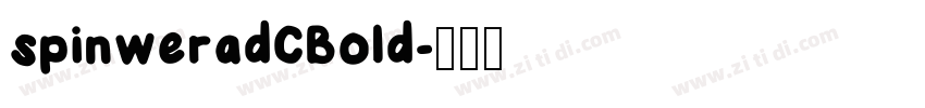 spinweradCBold字体转换