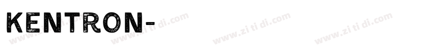Kentron字体转换