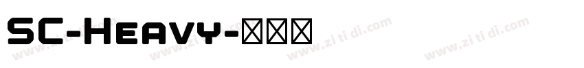 SC-Heavy字体转换