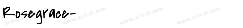 Rosegrace字体转换