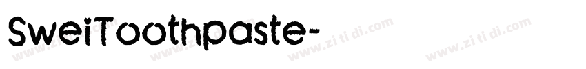 SweiToothpaste字体转换