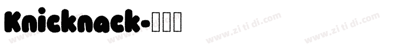 Knicknack字体转换