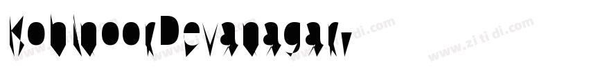 KohinoorDevanagar字体转换