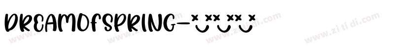 Dreamofspring字体转换