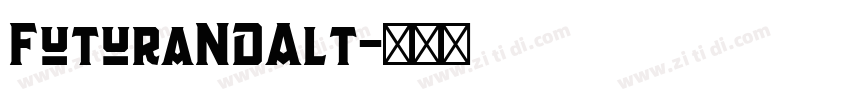 FuturaNDAlt字体转换