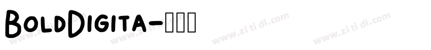 BoldDigita字体转换 BoldDigita字体转换