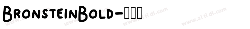 BronsteinBold字体转换
