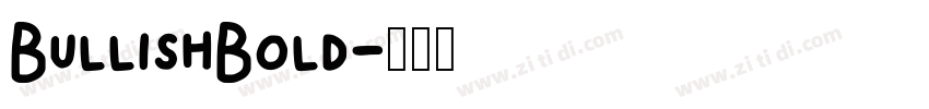 BullishBold字体转换