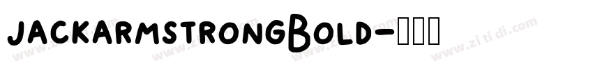jackarmstrongBold字体转换