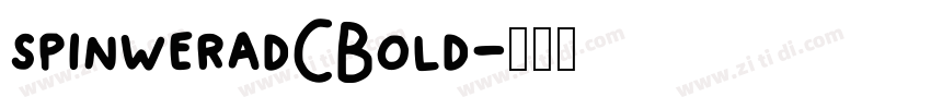 spinweradCBold字体转换
