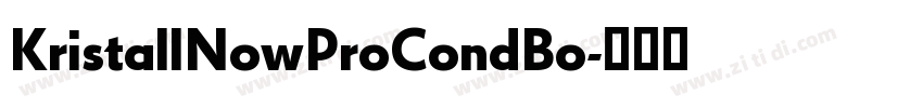 KristallNowProCondBo字体转换