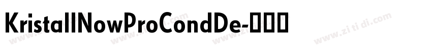 KristallNowProCondDe字体转换