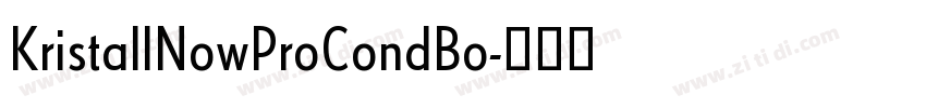 KristallNowProCondBo字体转换