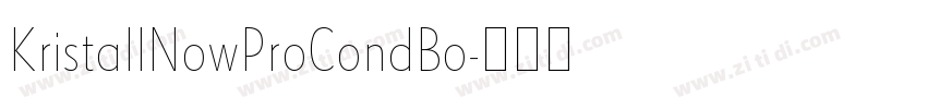 KristallNowProCondBo字体转换