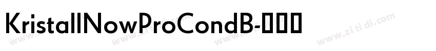 KristallNowProCondB字体转换