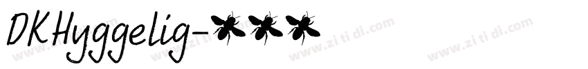 DKHyggelig字体转换