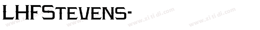 LHFStevens字体转换