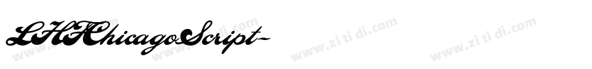 LHFChicagoScript字体转换