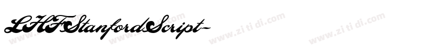 LHFStanfordScript字体转换