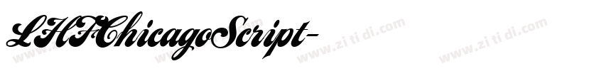 LHFChicagoScript字体转换