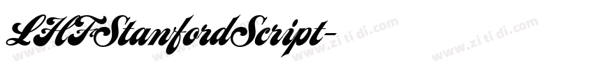LHFStanfordScript字体转换