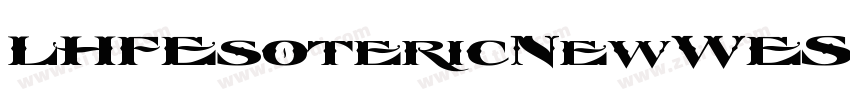 LHFEsotericNewWESTER字体转换