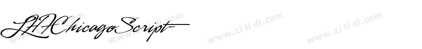 LHFChicagoScript字体转换