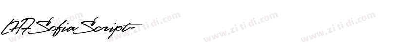 LHFSofiaScript字体转换