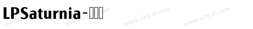 LPSaturnia字体转换