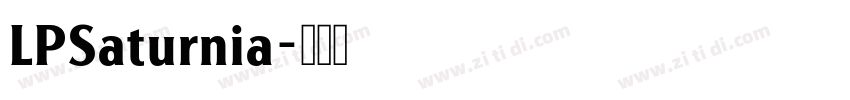 LPSaturnia字体转换