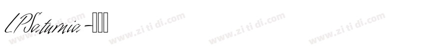 LPSaturnia字体转换