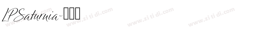LPSaturnia字体转换