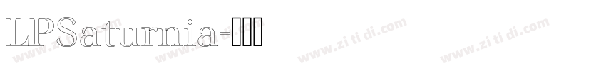 LPSaturnia字体转换