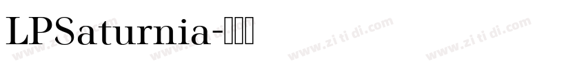 LPSaturnia字体转换