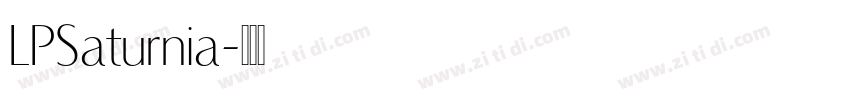 LPSaturnia字体转换