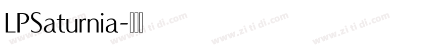 LPSaturnia字体转换