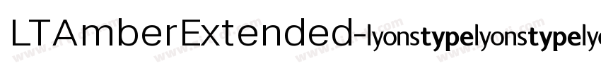 LTAmberExtended字体转换